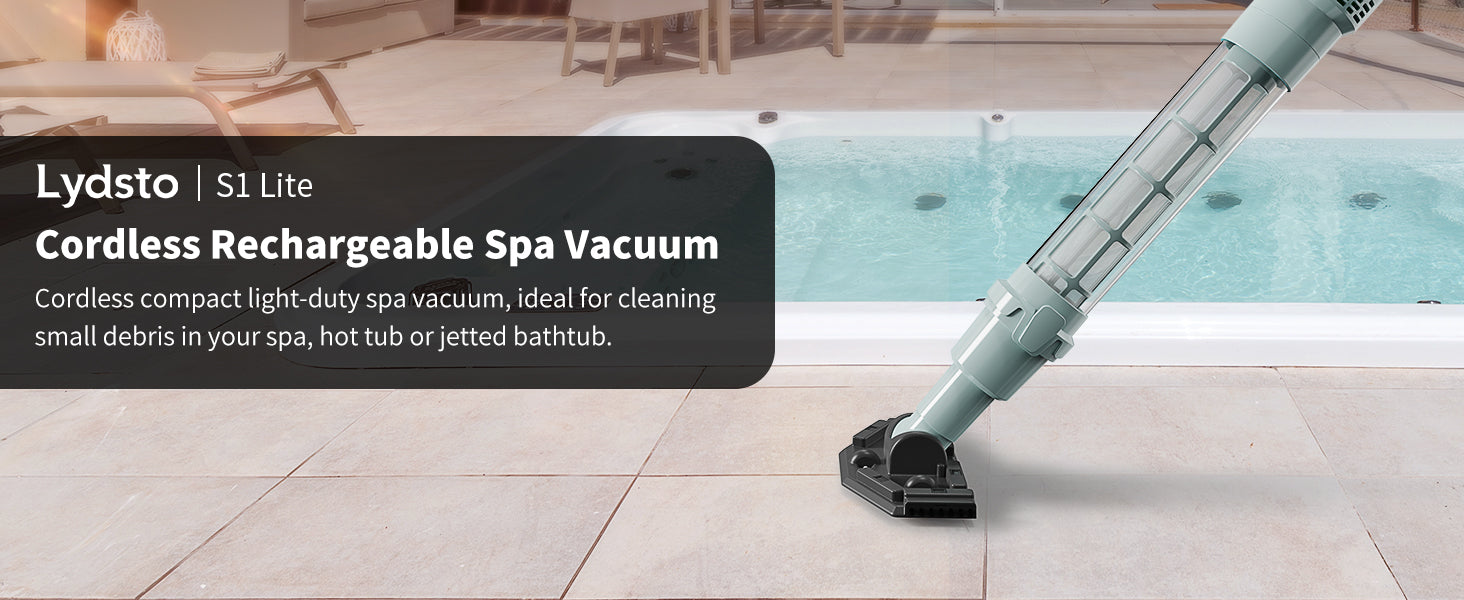 LIUです。 Lysdto Handheld Pool Cleaner S1LITE – Lydsto